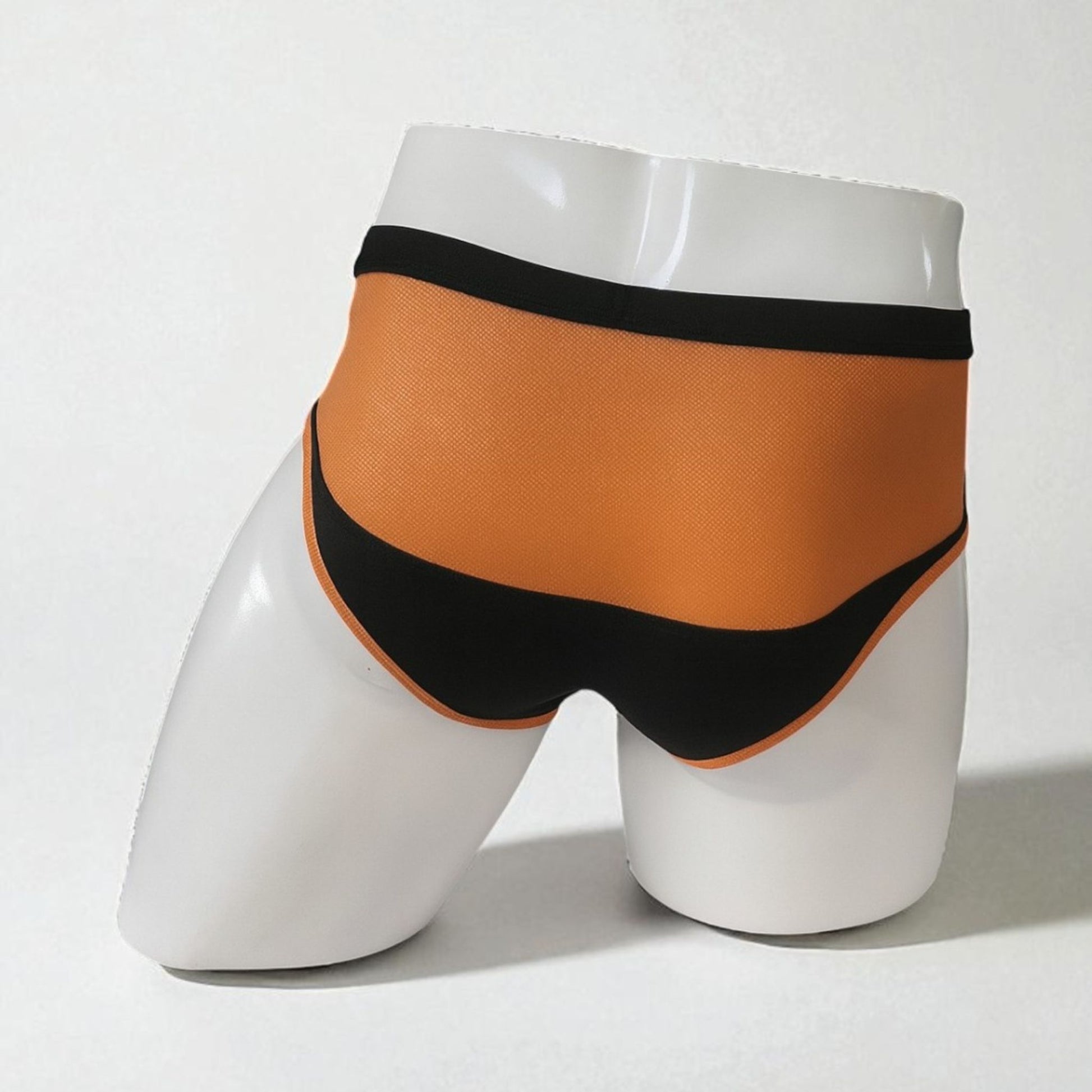 Brief Deportivo Bicolor – Negro & Naranja